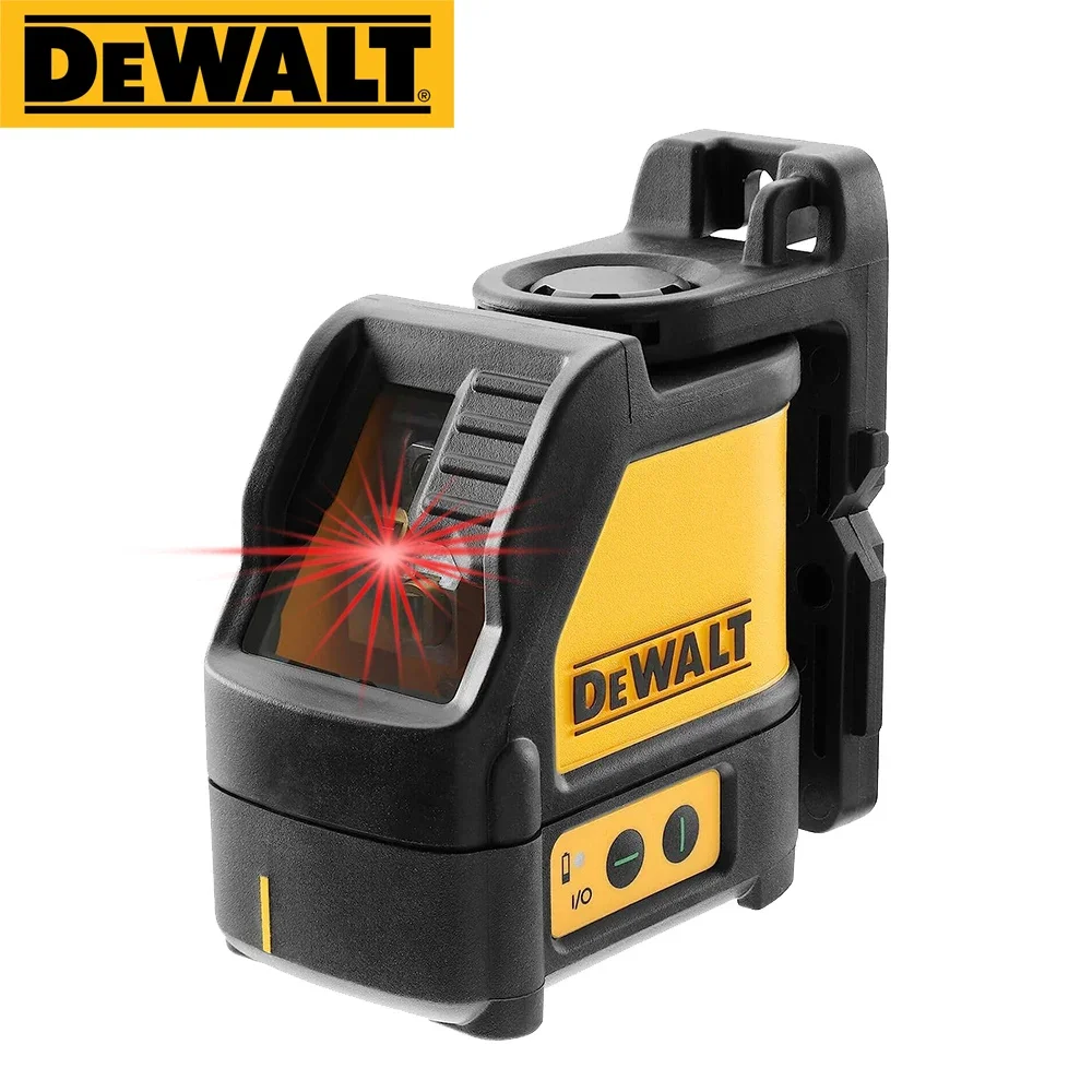 DEWALT 2-Line Laser Level DW088 50M Self Levelling Cross Line Red Beam Laser Horizontal Vertical Body Only