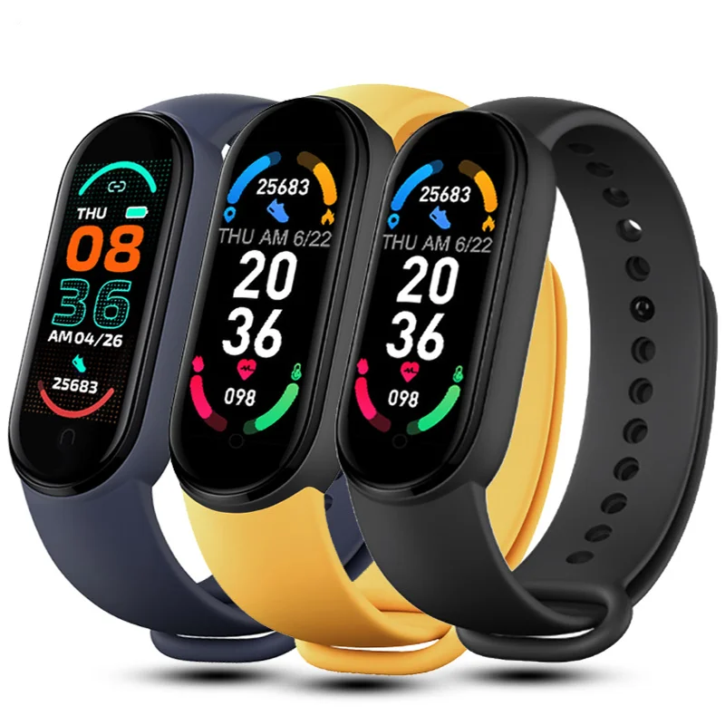 Xiaomi Mi Band,m7,m6,m5,m4,m3用のスペアシリコンストラップ