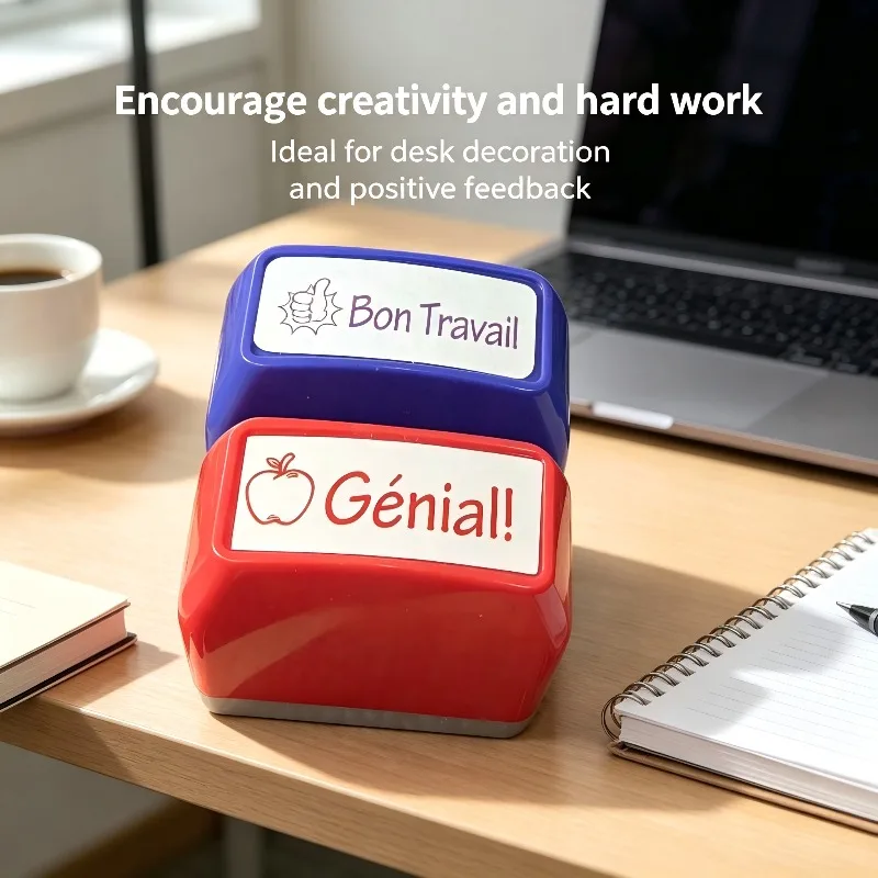 French classroom seal, suitable for classroom and homework grading, symbolizing 