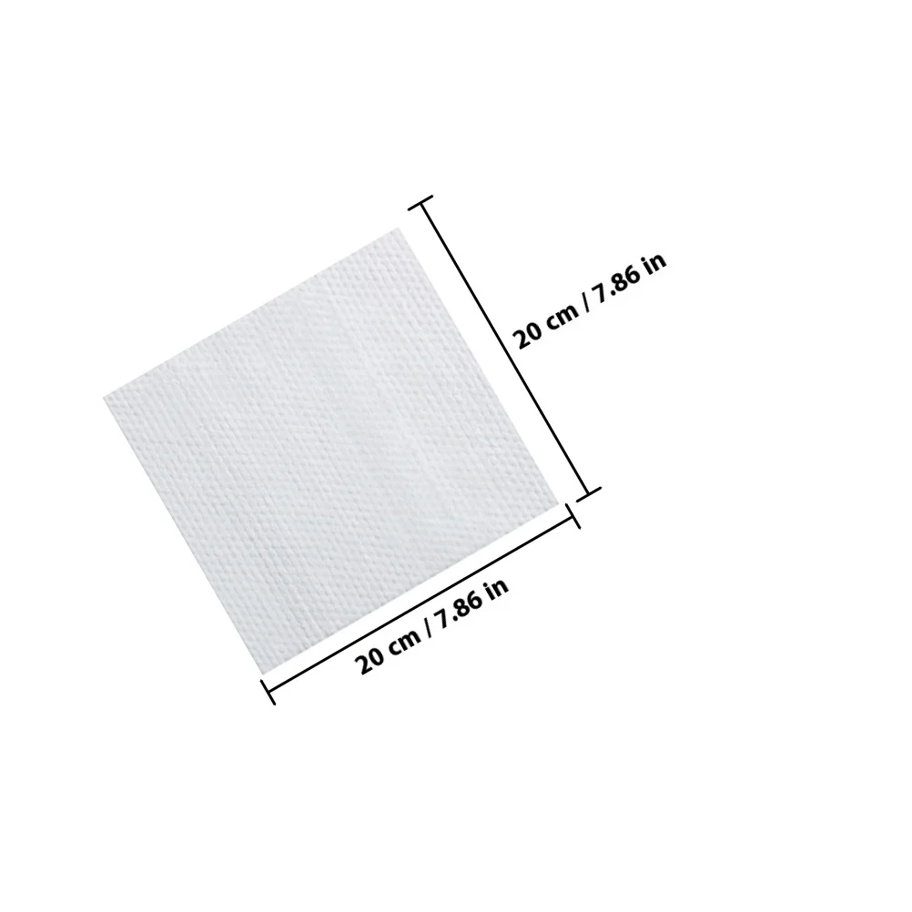 70 Stuks 2 Zakken Wegwerp Voet Handdoeken Hoge Absorptievermogen Waterabsorberende Reinigingsdoekjes Voor Spa Voetverzorging Zachte Houtpulp