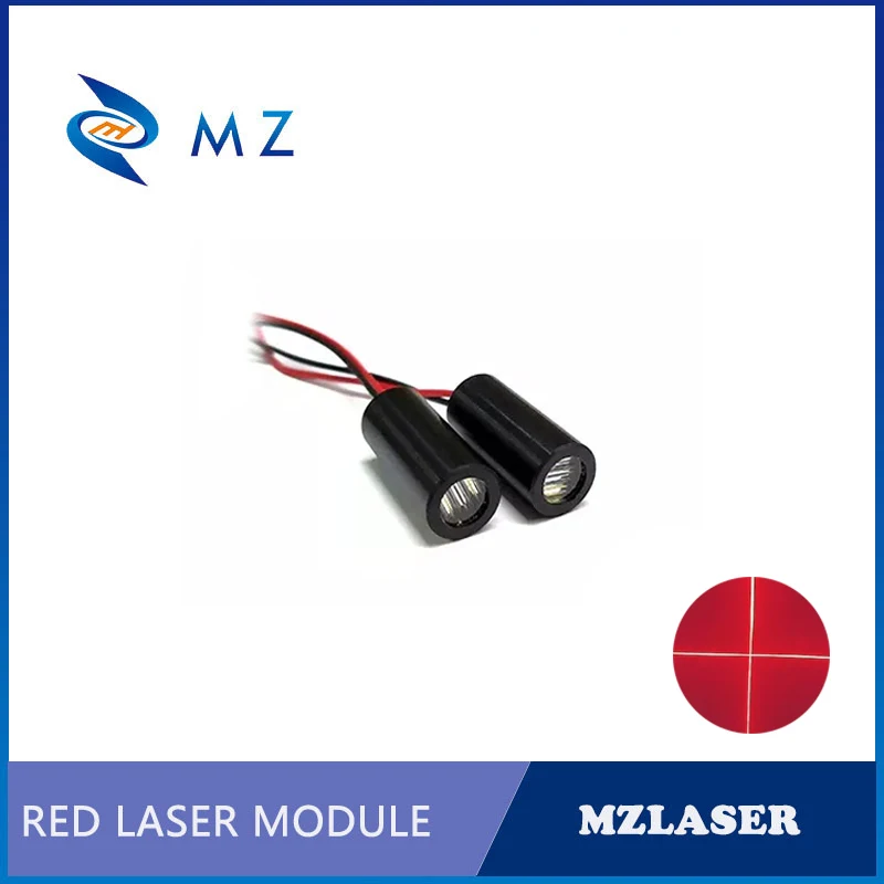 Vendita calda compatto D9mm 650nm 5mW 3V modulo diodo Laser a croce rossa tipo di azionamento APC grado industriale