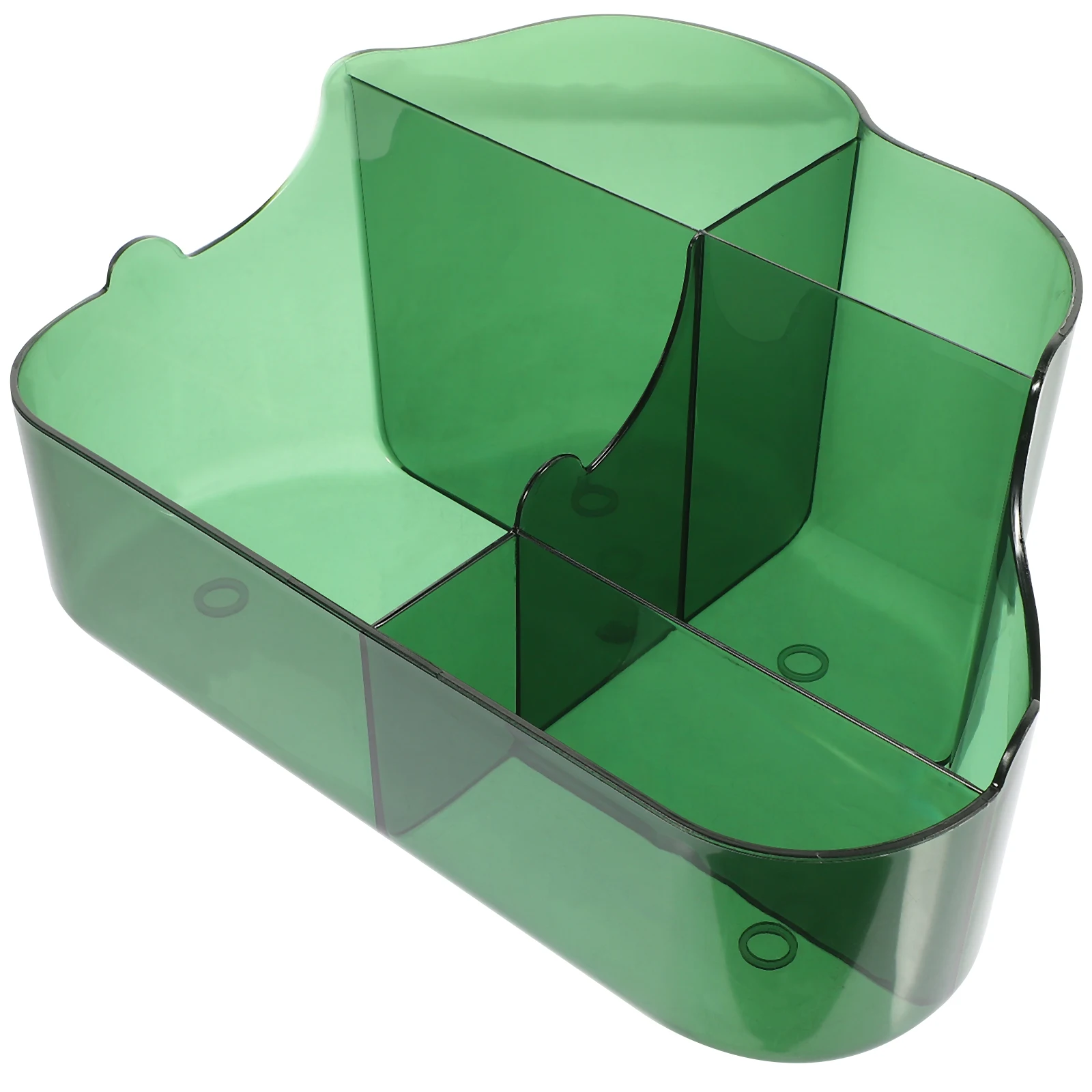 

Multifunctional Desktop Makeup Organizer Storage Box Holder for Pen Remote Control Vanities Bathroom Office Countertop