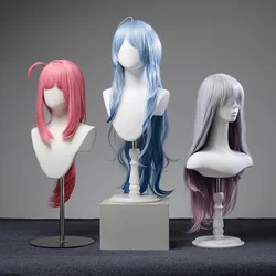 White Mannequin Head for Cosplay Wig Display Dummy Head for Clothing Store Window Display Head Prop