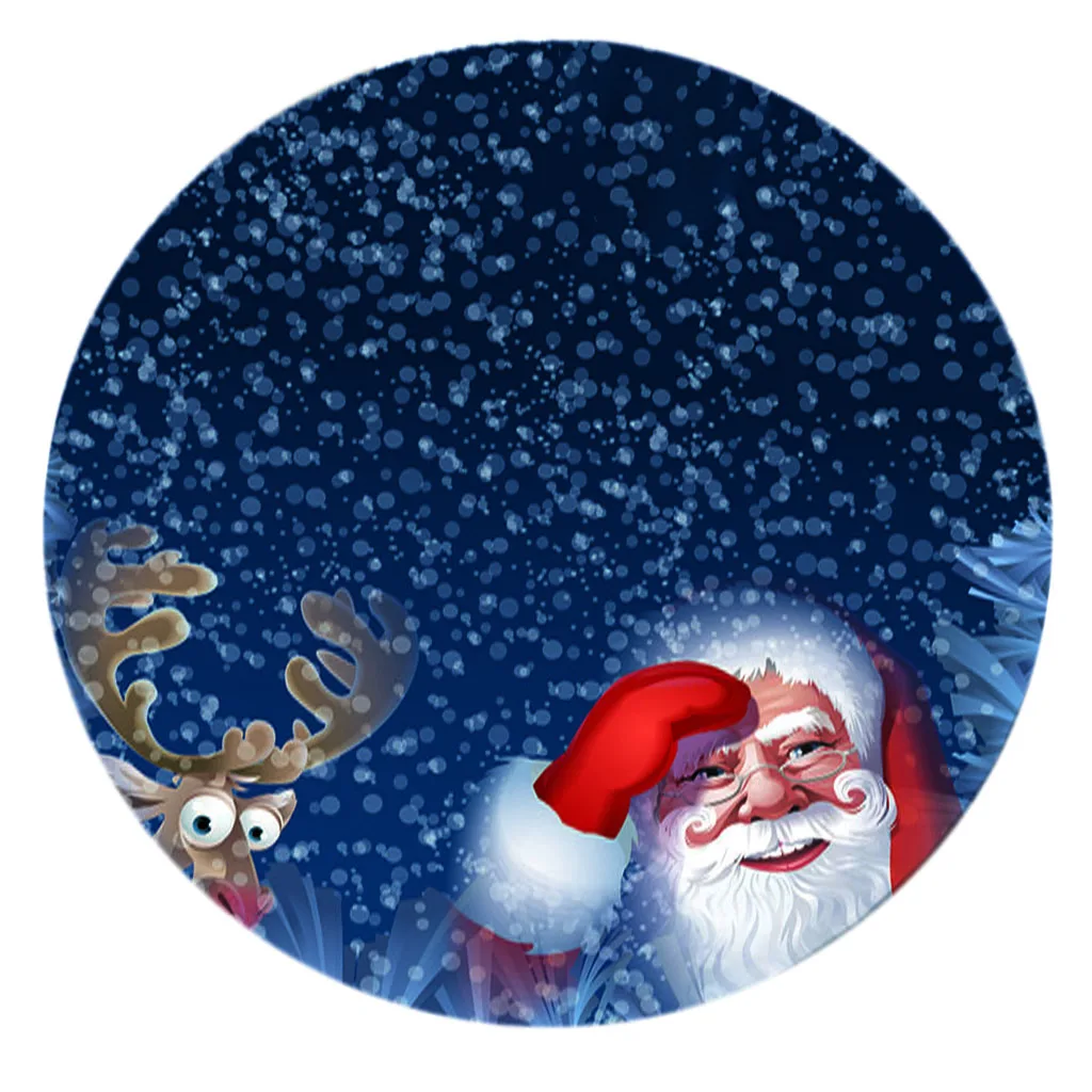 

Круглая эластичная скатерть с мягкой подложкой, водонепроницаемая, нескользящая, для ресторанов, свадеб, вечеринок, обеденных столов