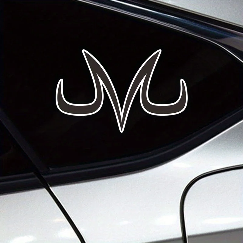 1PC Vegeta M Decals Motorcycle Stickers Waterproof DIY Motorbike Side Panels Fuel Tank Fairing Vinyl Decal Car Window Decoration