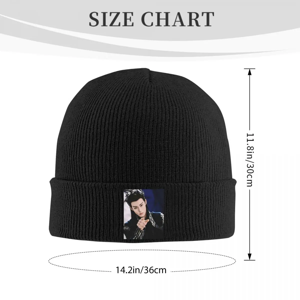 Dylan Wang Dong Fang Da Qiang Cang Lan Jue Warm Knitted Cap Winter Knit Bonnet Hat Skullies Beanies Hip Hop Caps for Unisex