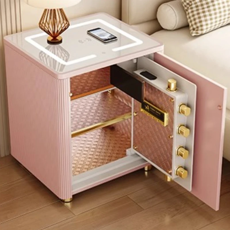 أضواء منضدة حديثة ذات درج جمالي لغرفة النوم ومنضدة مكياج منظم فريد من نوعه أثاث منزلي من Armoires De Chambre