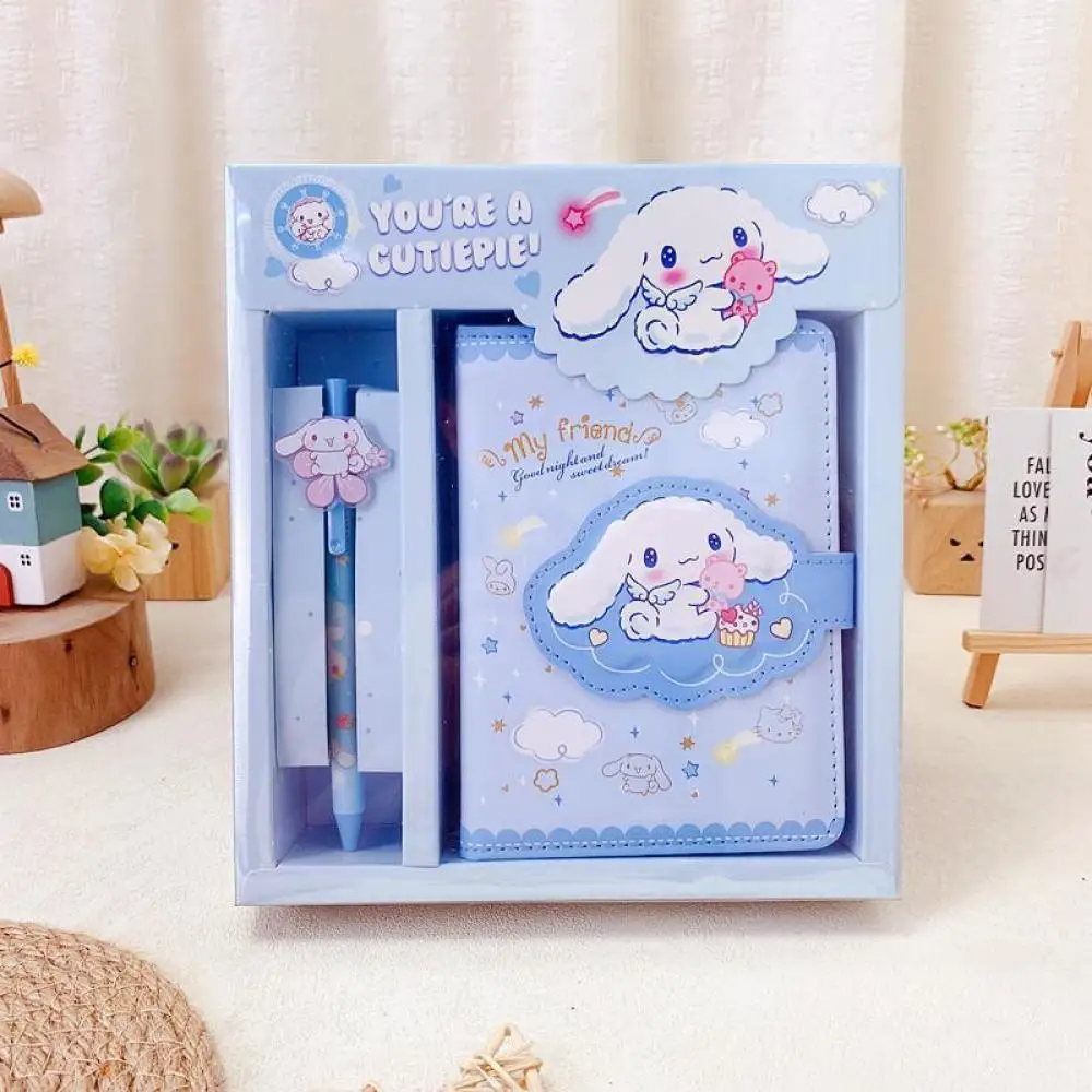 かわいいシナモロールキッズハンドブックセットサンリオアニメマイメロディおもちゃギフトボックス漫画ノートブックペン文具女子学生ギフト