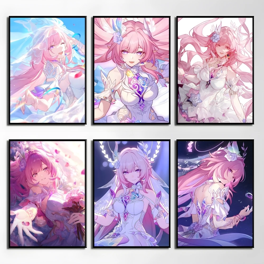 

Cyrene H-Honkai Star Rail Poster Elegant And Affordable Wall Art Stickers For Dormitory Living Room And Bedroom Spaces