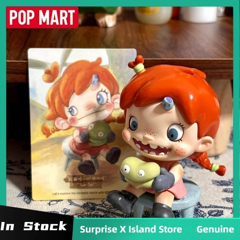 Popmart polar-olá polar série caixa cega figura de pvc caixa misteriosa brinquedo na moda bonito ornamento de mesa menina amigo presentes de mesa
