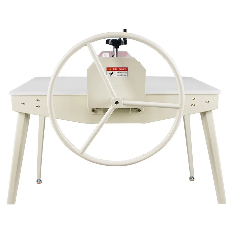 

Ceramic clay plate machine professional large countertop, aluminum alloy double axis rolling mud sheet forming