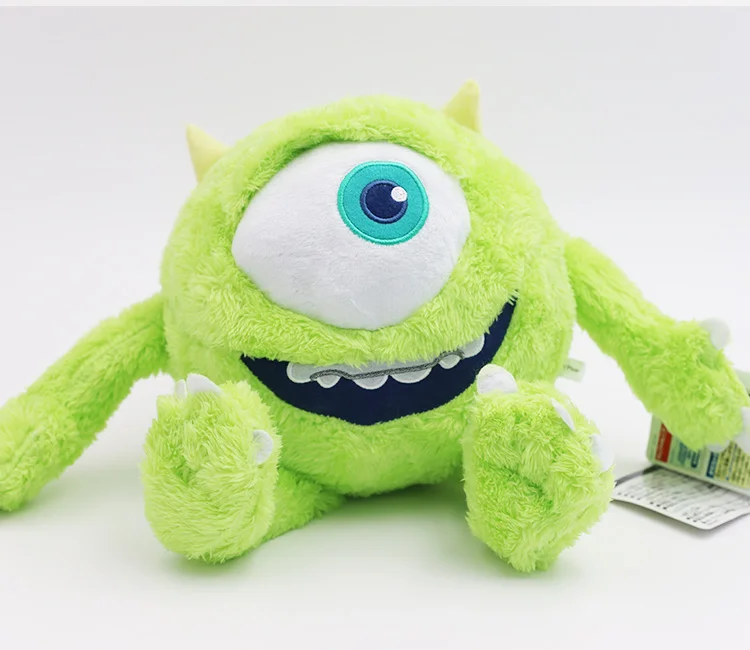 Kawaii Flauschige Pixar Sulley und Mike Plüschtiere Set Monsters Inc Wazowski Niedliche Anime Stoffpuppen Geburtstagsgeschenk für Mädchen Jungen – Detail 7
