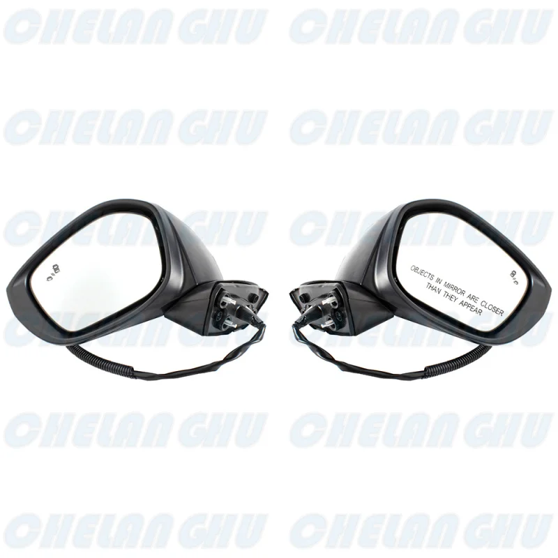 For Honda Civic 2022-2023 1 Pair 7 Pins black painted Heated Blind Spot Power Adjust mirror assembly