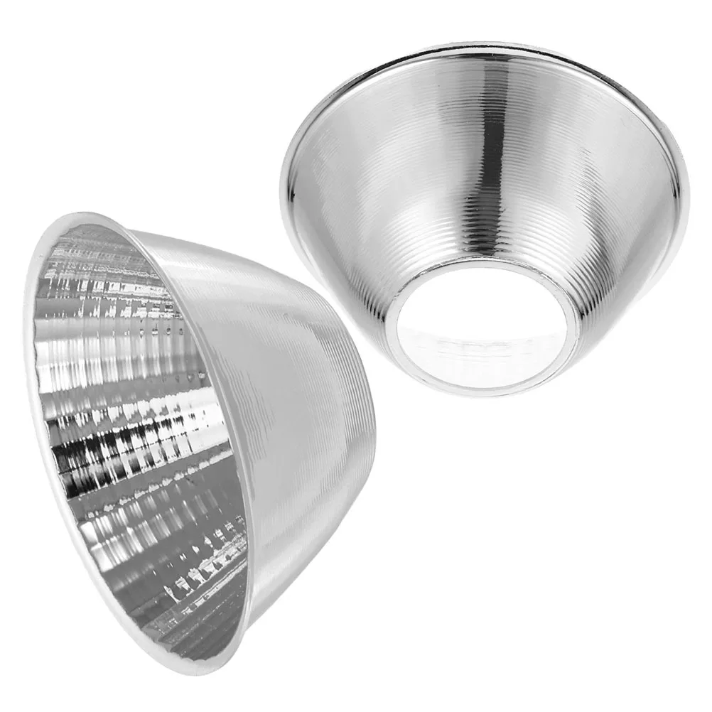 

2Pcs Lighting Accessory Shade Replacement LED Reflector Cup for Spotlight Flashlight Focused Beam Long Term Use Indoor Outdoor