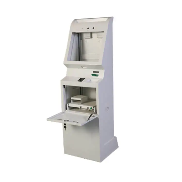 Custom Metal Indoor and Outdoor ATM Enclosure Kiosk Cabinet Housing Shell Cutting Sheet Metal Fabrication Cabinet