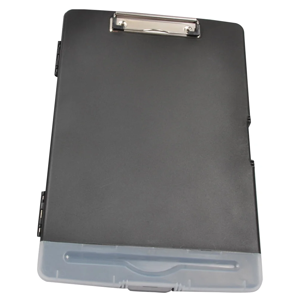 

Office File Folders Storage A4 Clipboard Portable Sealed Convenient Holder Student