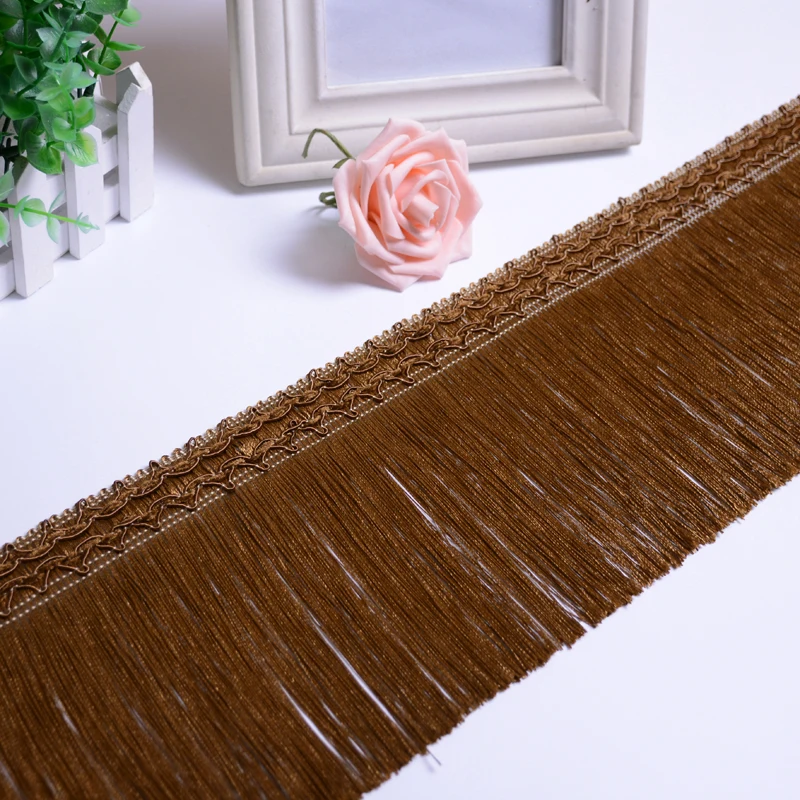 

12 ярдов/партия, шторы с бахромой и кружевом, 16 см