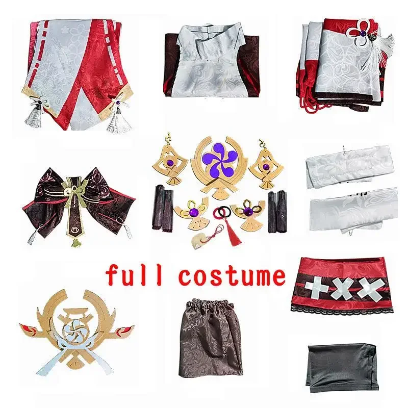 Yae miko cosplay spiel kostüm genshin impact cosplay frauen sexy kleid perücke zubehör anzug halloween weihnachts kostüme kleidung