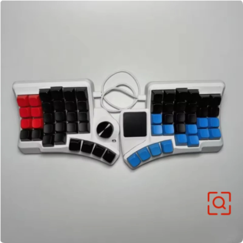 جديد HPD V2 MX السلكية الساخنة مبادلة Teclado دعم QMK/فيال 15 طبقة 34 مللي متر كرة التتبع Costom مريح سبليت لوحة المفاتيح لتصميم اللاعبين #2