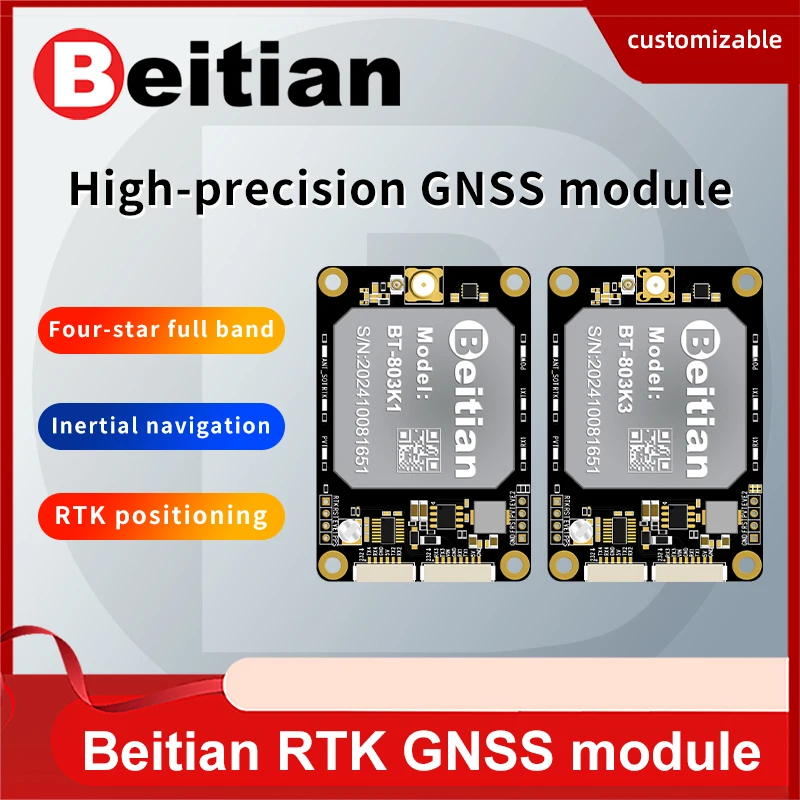 Beitian RTK Module built-in K803 Onboard lMU L1L2L5 high precision INS+GNSS navigation module ZB3 ZB6C BT-803K2