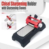 Honing Guide Edge Sharpening Jig with Sharpening Stone Chisels Honing Guide Fixed Angle Jig Guide Tool for Planer 37JD