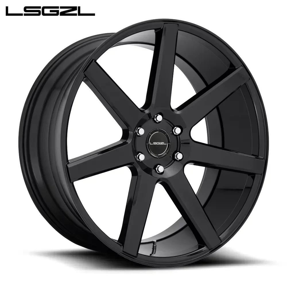 LSGZLmachined forged monoblock 20 22 24 26 inch car wheel 5x112 5x114.3 5x120 5x130 Passenger Car Wheels for rolls royce ghost