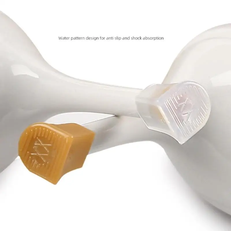 2Pairs Anti Slip Noise Reducing Heel Covers Heel Guard Women Shoe Accessories