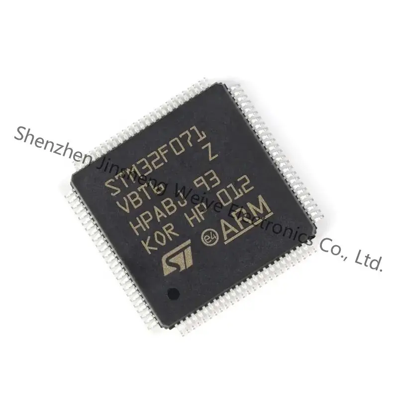 STM32F071VBT6 ARM-based 32-bit MCU up to 128 KB Flash 12 timers ADC DAC & communication interfaces 2.0 - 3.6 V