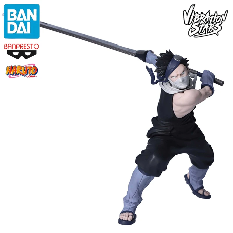 ln Stock BANPRESTO NARUTO VIBRATION STARS Momochi Zabuza 13CM PVC Anime Action Figures Model Collection Toy