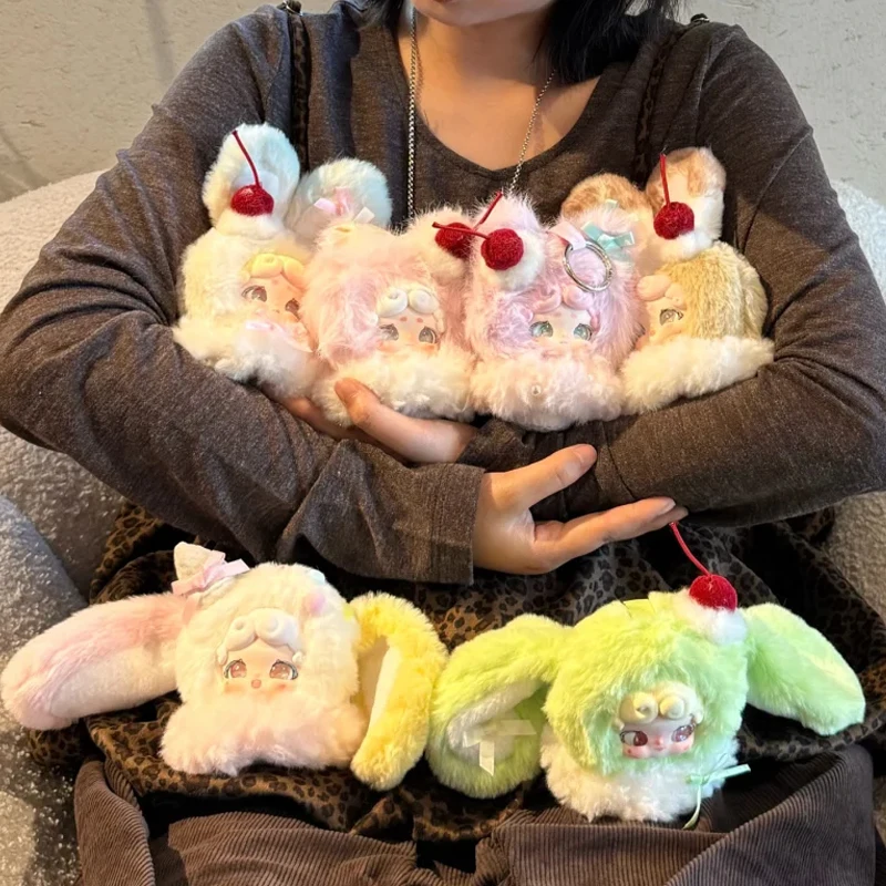 

LuckyDeerNai Rongrong Ice Series Plush Blind Box Cute Vinyl Face Action Figure Collectible Model Surprise Bag Xmas Pendant Gifts