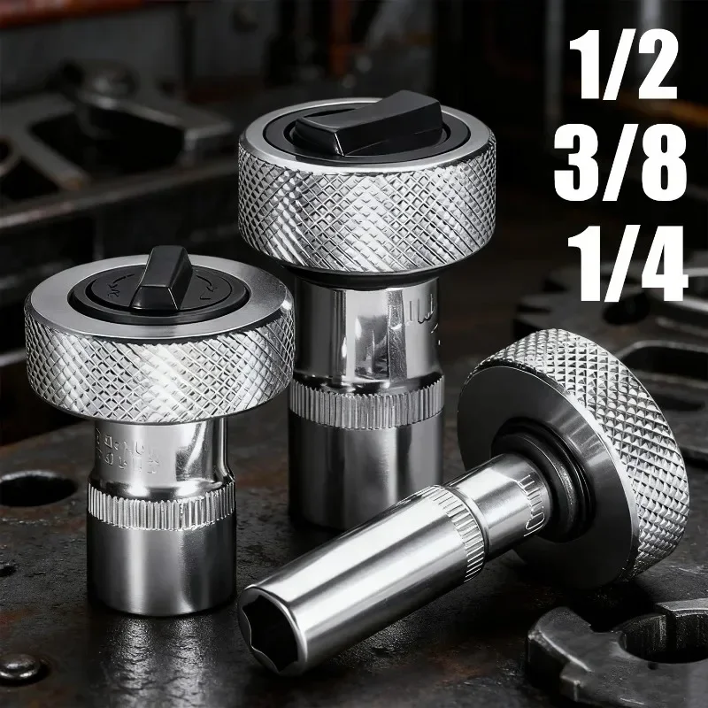 Металлический привод, набор ключей с трещоткой для ладони, мини-трещотки для пальцев, двусторонний короткий ключ для большого колеса, короткие головки, инструменты для ремонта водителя