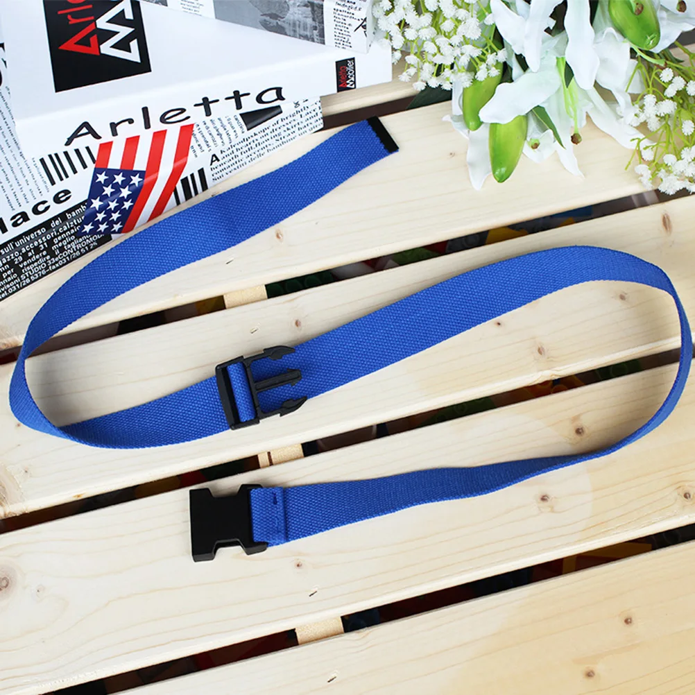 

2PCS Plastic Buckle Belt Canvas Waist Casual Unisex Lightweight Breathable Adjustable Simple Men Women Outdoor