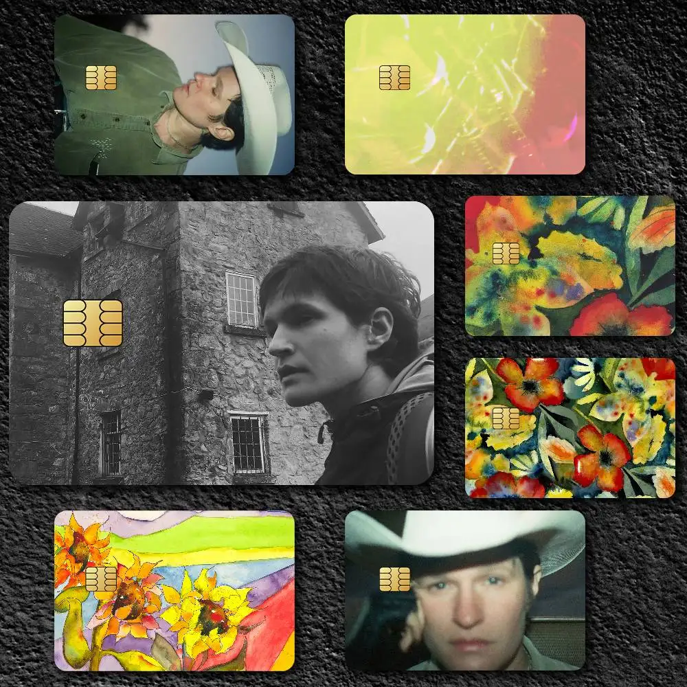 Singer A-Adrianne Lenker Credit Card Skin Stickers for Bank Card Bus Metro Card Sticker Waterproof Gift