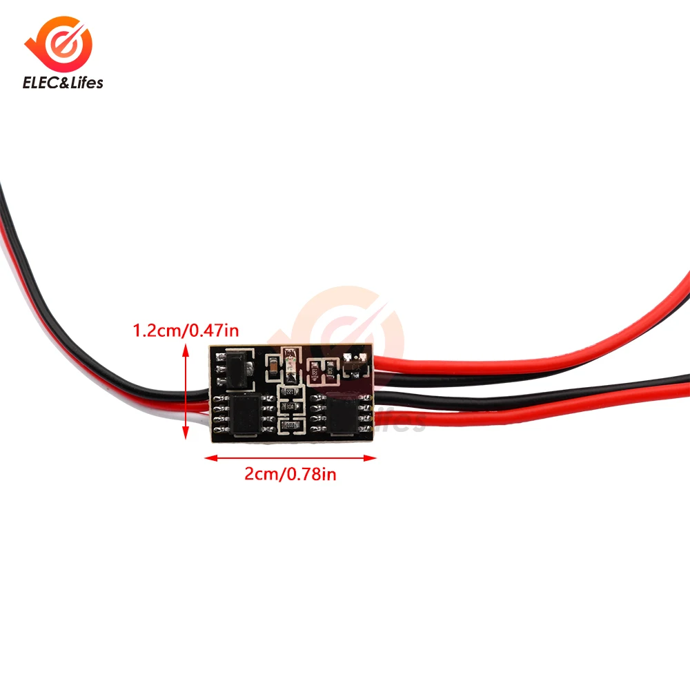 Interruttore elettronico del telecomando ad alta corrente 20A 3-30V Modello aereo Protezione delle piante RC Drone Pompa dell\'acqua Controllo del