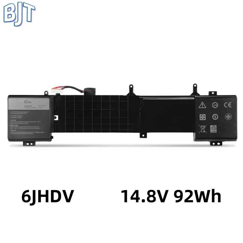 New 8Cell 14.8V 92Wh 6JHDV Laptop Battery For Dell Alienware 17 R2 R3 ALW17ED ALW17ER ALW17ED-2728 ALW17ED-4718 6JHCY 5046J