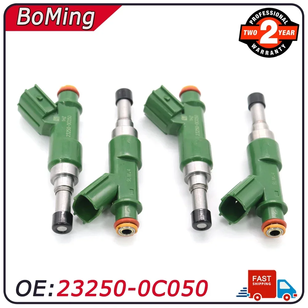 4PCS 23250-0C050 Fuel Injector For Toyota Hilux Land Cruiser Prado Fortuner Tacoma Hiace Coaster Innova 4Runner 2693cc 2.7L