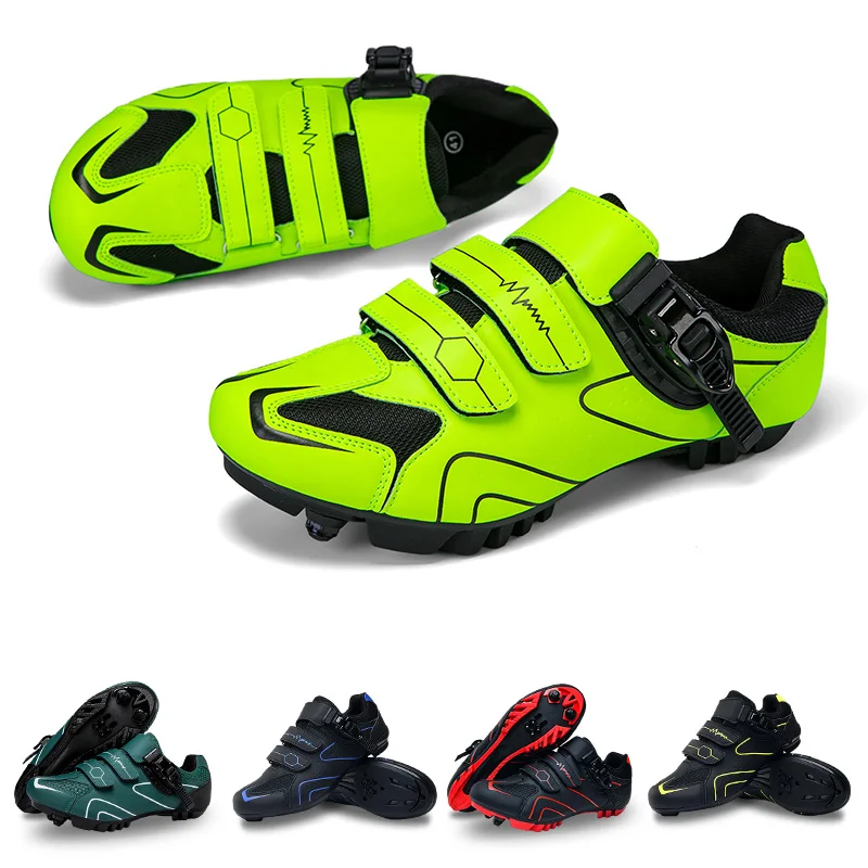 

Cycling Flat MTB Shoes Mountain Sneakers Men Footwear Dirt Bike Racing Clit Bicycle Woman Road SPD Speed Cleat Biking