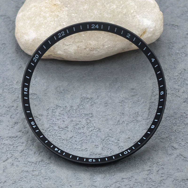 30.5mmx27.5mm Watch Chapter Ring Fits SKX007 SKX009 SRPD Case NH35 NH36 Movement Men's Watch Customized Plastic Inner Ring Parts