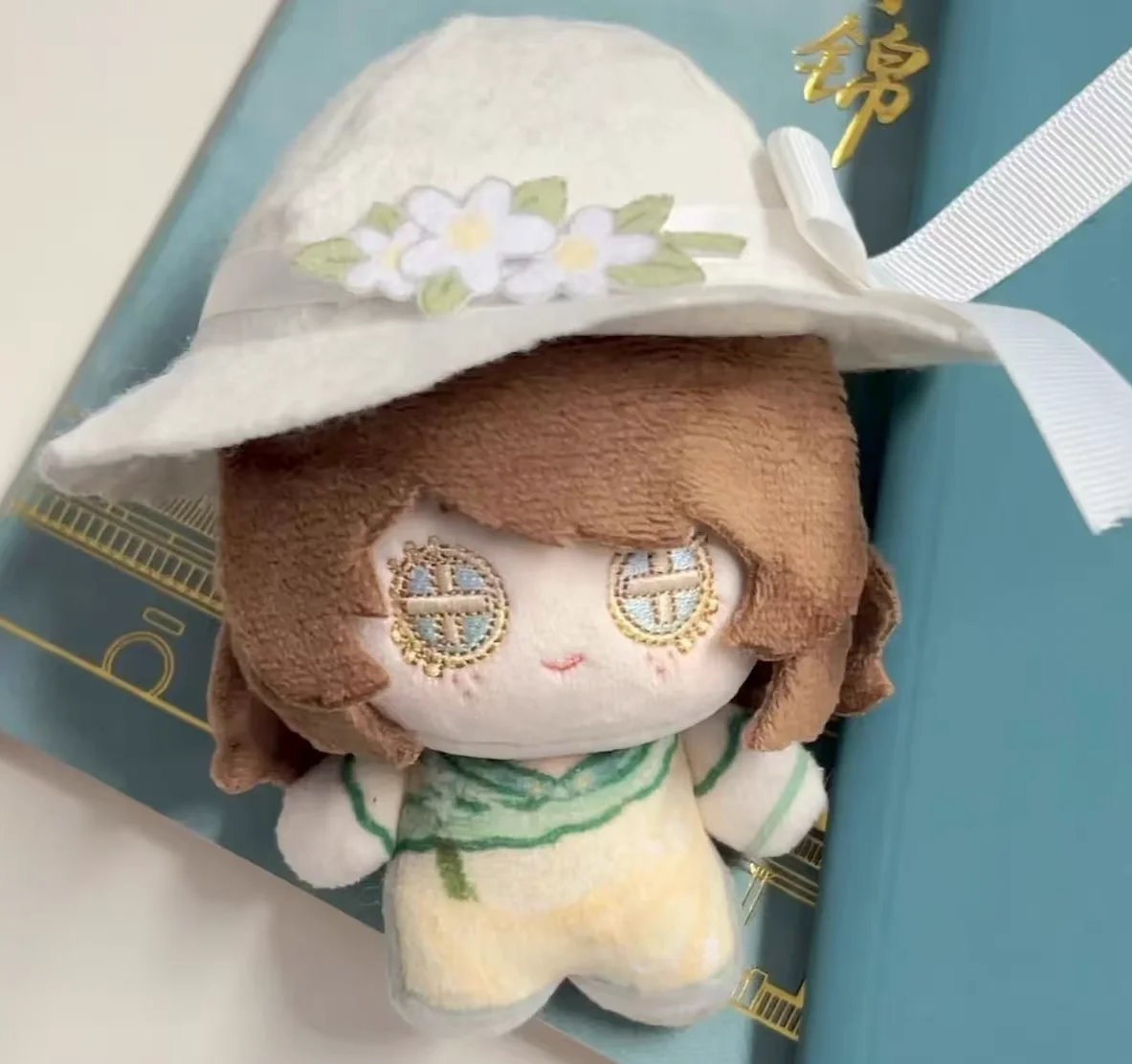 Fifth Personality Peripheral Cotton Doll Exploration Prisoner Gardener 10cm Nunu Doll Doll Backpack Accessories Cute Cartoon Toy