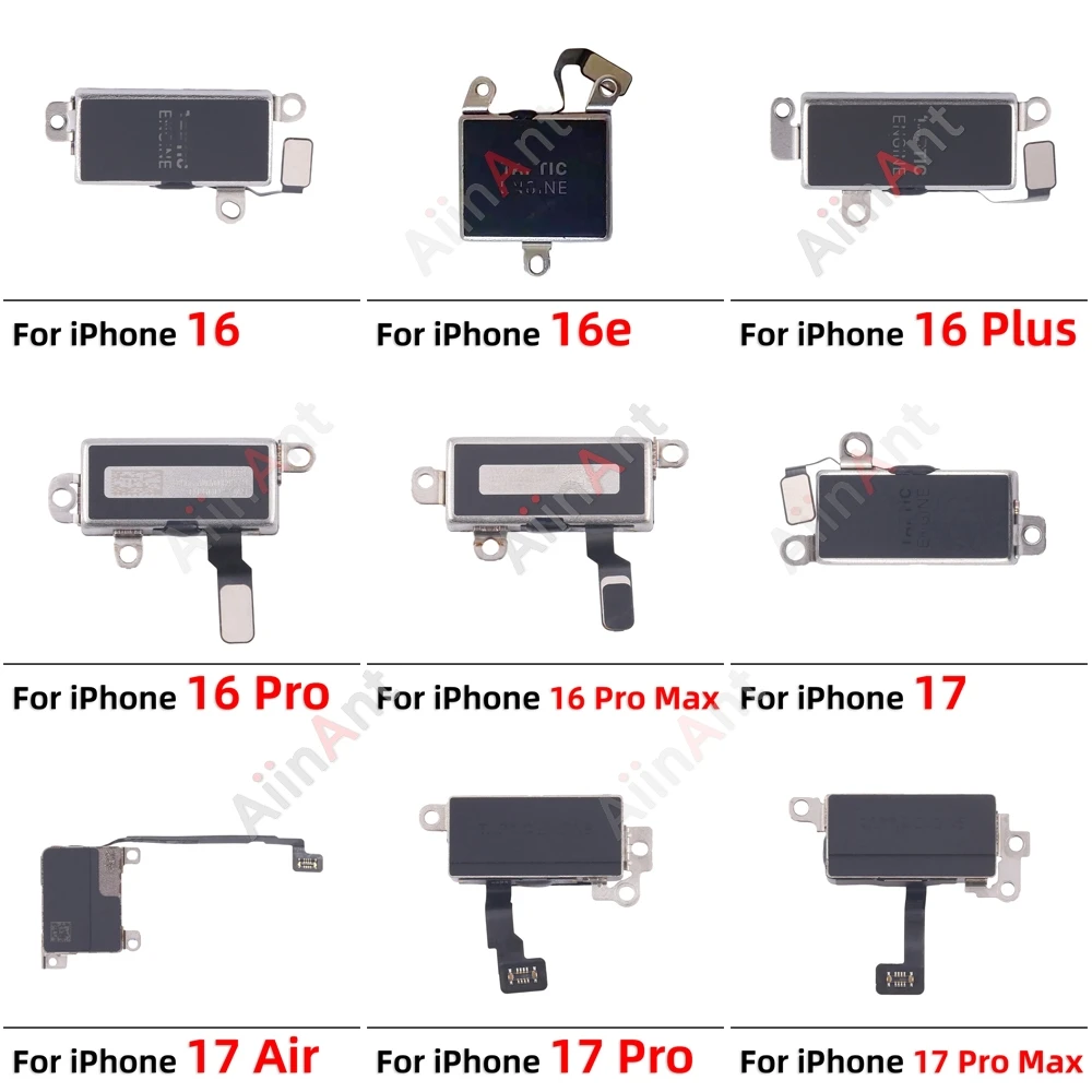 Cable flexible vibrador de motor OEM para Taptic Engine para iPhone 16 17 Pro Max Air Plus 16e, piezas de repuesto para teléfono