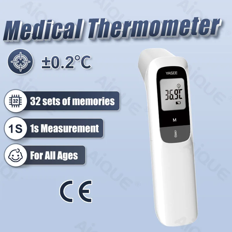 YASEE Fast Fever Clinical Termometrs Digital Children Medical Household Non-contact Frontal Thermometer Febril For Body At Home