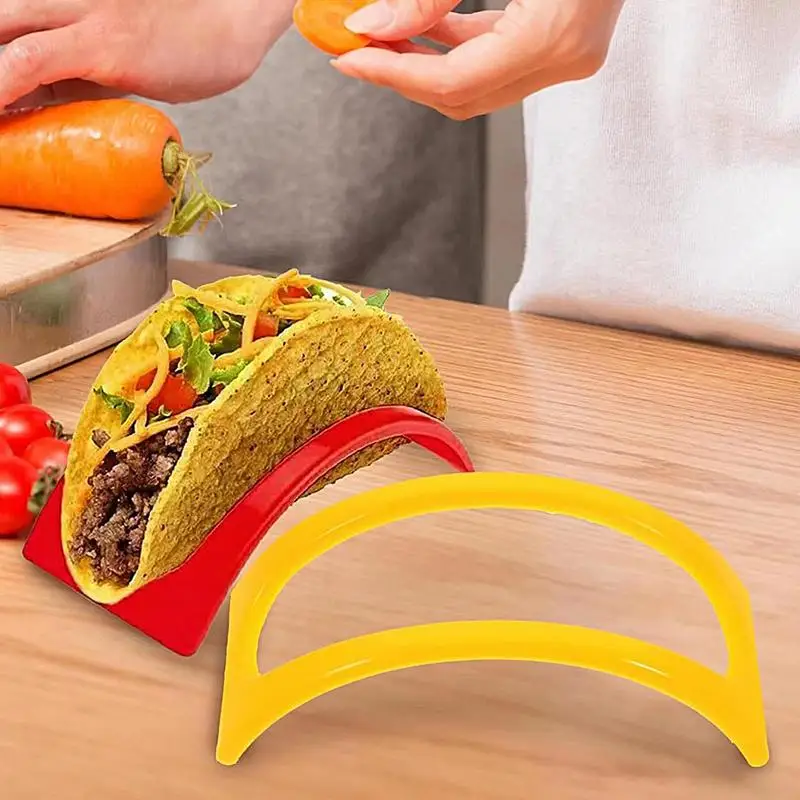 Taco Holder Mexican Pancake Rack Tortilla Food Pallet Stand Holder Pancake Corn Rolls Rack Restaurant Kitchen Supplies Gadgets