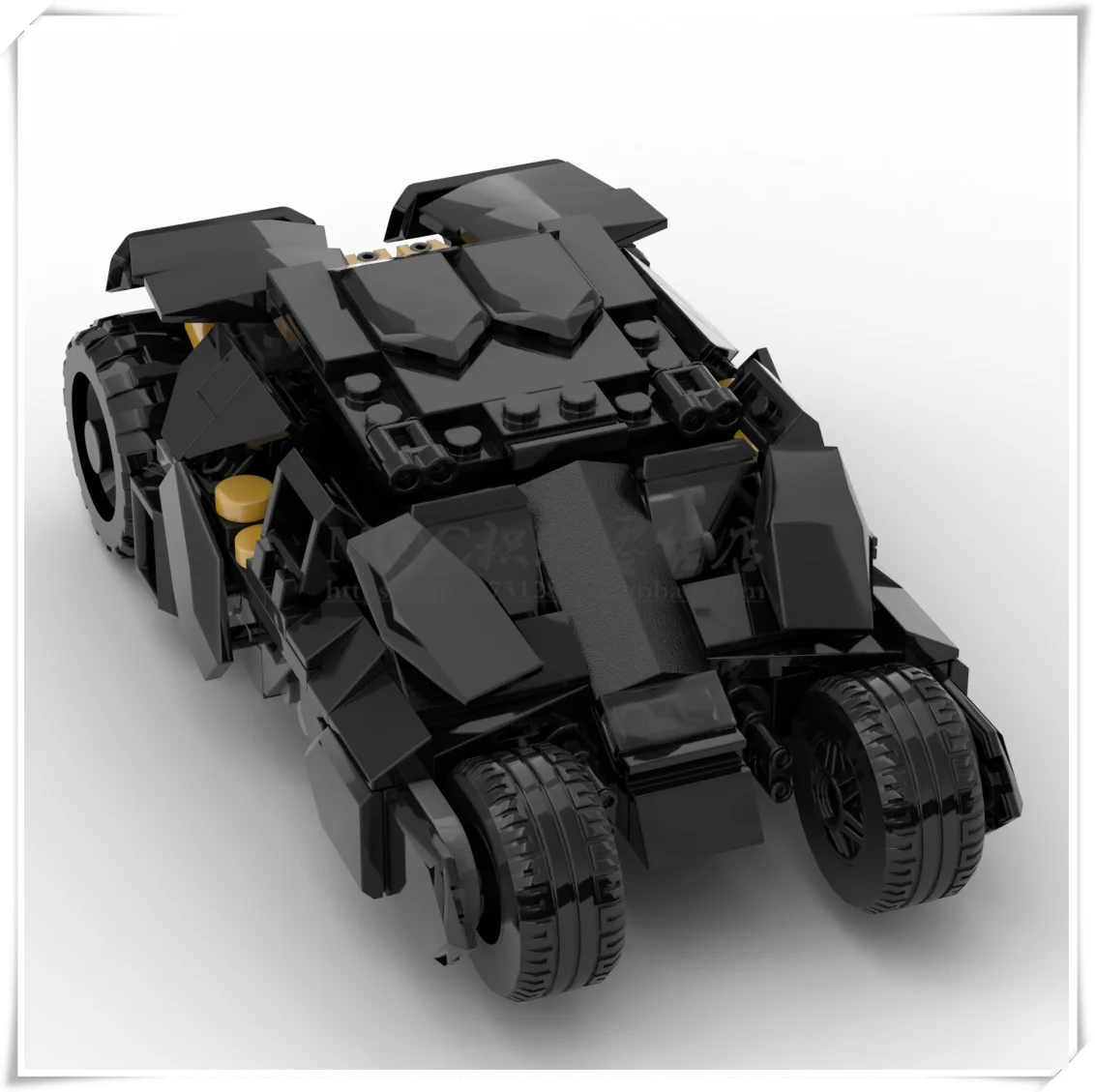 

Batmobile Type 3 Model Building Blocks Speed Racing car Small Particle Building Blocks Sports Car Bricks Kits Toys For Children