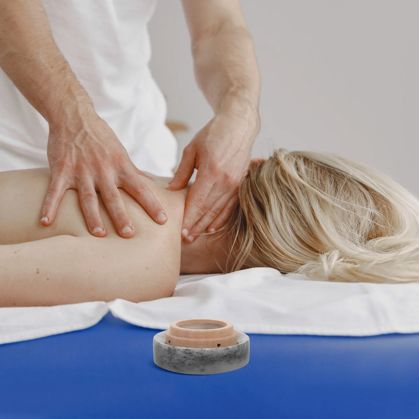 

1 комплект, нефритовый коврик для терапии прижигания для здоровья живота, теплоизоляционный коврик для пупка с шаром имбиря и соли, нагрев мокса