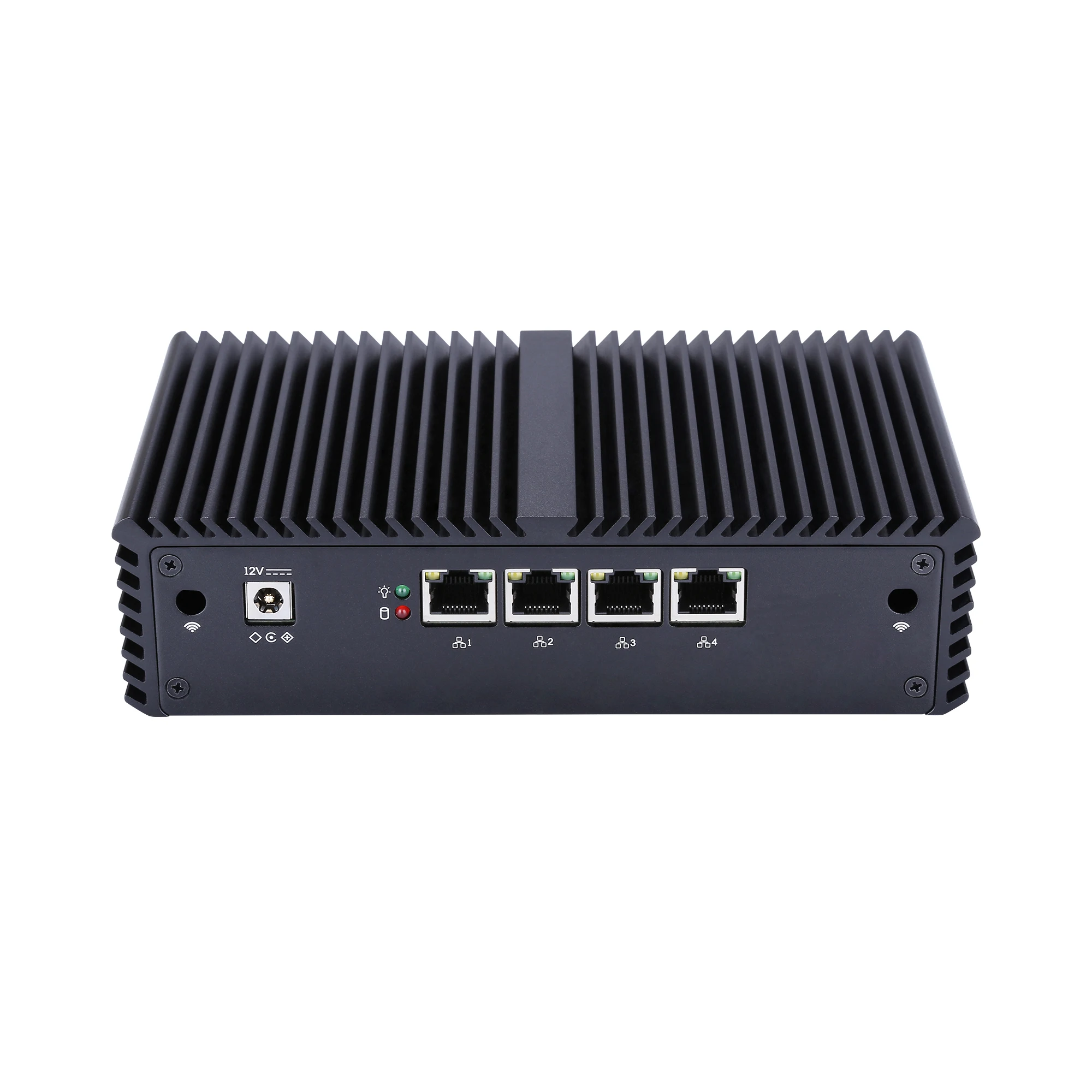 Qotom Mini PC 4 lan Core i3 i5 i7 Opnsense Firewall Mini PC sin ventilador Linux Ubuntu servidor ordenador Q355G4