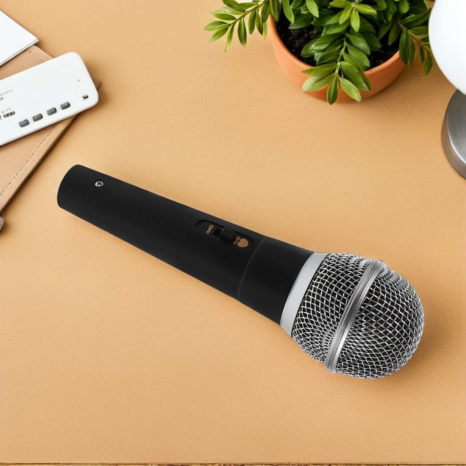 1 قطعة ميكروفون مقابلة محاكاة واقعية للأطفال خفيف الوزن أداء المرحلة الدعامة عالية الدقة وهمية هيئة التصنيع العسكري للعامة #5