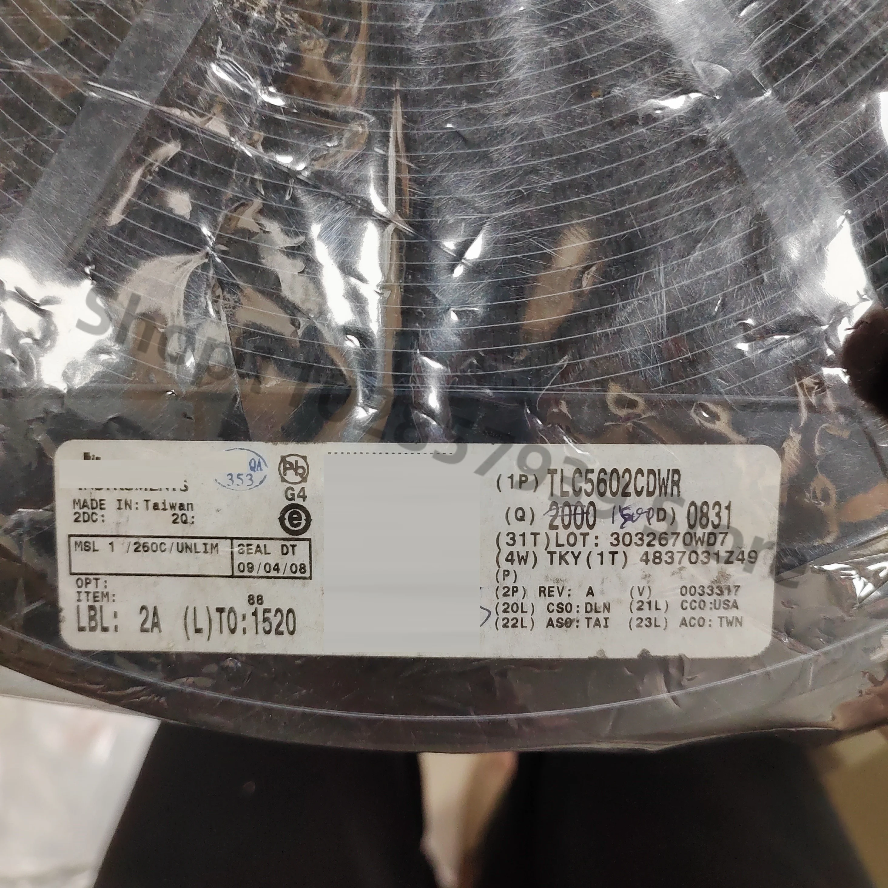 

TLC5602CDWR SOP20 5 шт./лот оригинал на складе, бесплатная доставка