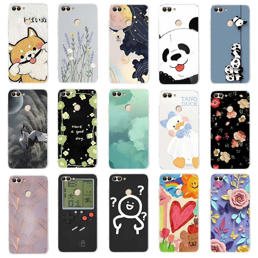 

Case for Huawei p smart 2018 2019 Case Soft Silicone TPU phone Back full protecive Cover Case Capa coque shell