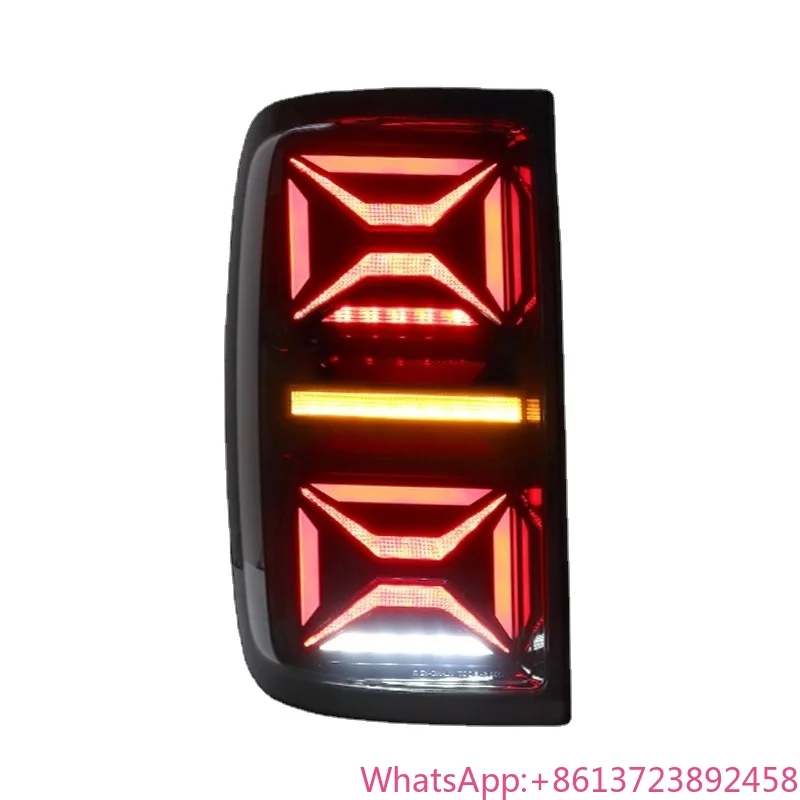 Upgrade LED Dynamic Tail Lamp Tail Lightassembly Sequential Taillight Taillamp Plug and Play for vw Volkswagen Amarok 2010-2020