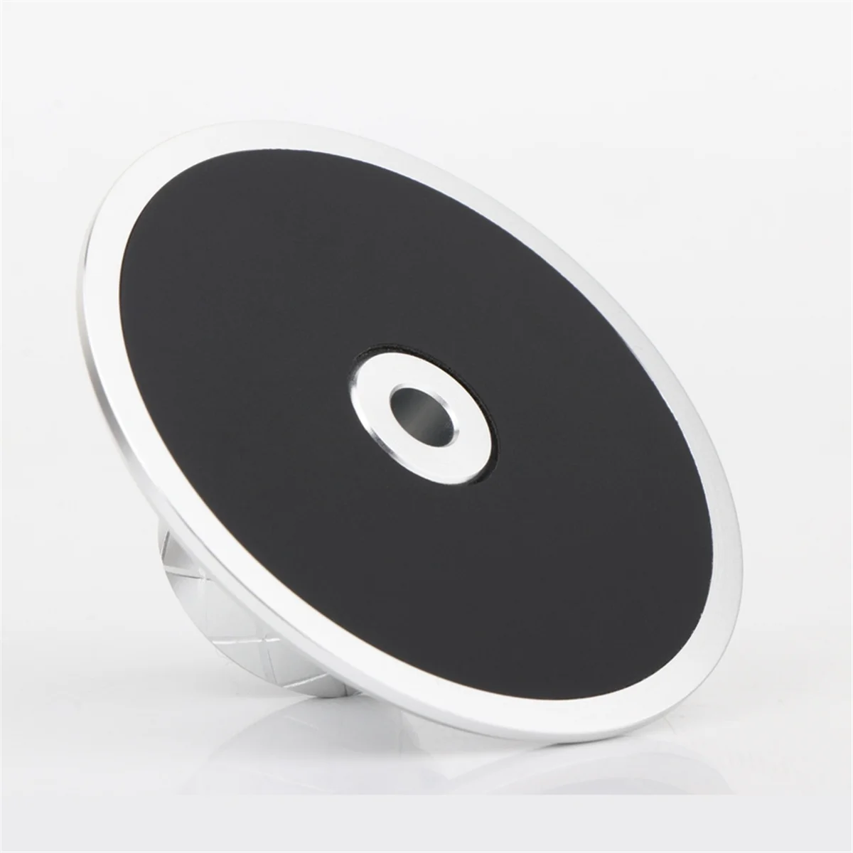 Vinyl Turntable Weight Metal Disc Stabilizer Vibration Reducer Record Clamp Turntables Silver